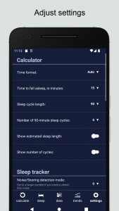 اسکرین شات برنامه Sleep Calculator 8