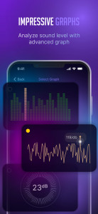 اسکرین شات 5 برنامه Decibel Meter : dB Sound Level