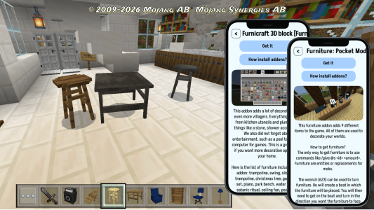 اسکرین شات 4 برنامه Furniture for Minecraft