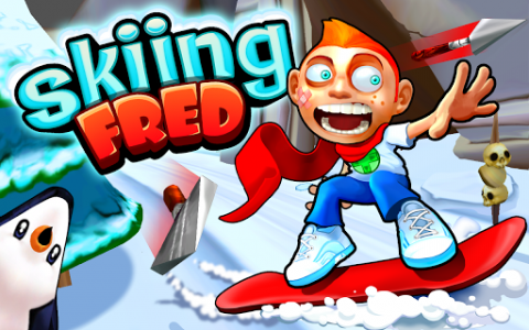 اسکرین شات بازی Skiing Fred 6