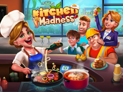 اسکرین شات بازی Kitchen Madness - Restaurant Chef Cooking Game 1