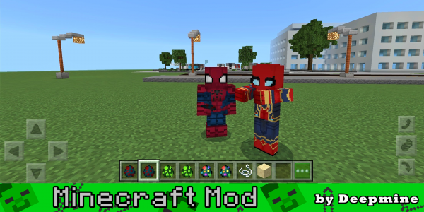 اسکرین شات بازی Spider-Man Minecraft Mod 2