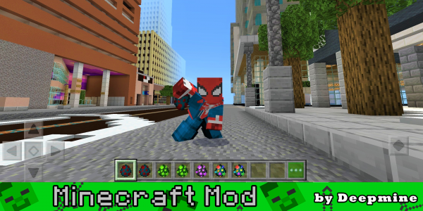 اسکرین شات بازی Spider-Man Minecraft Mod 6
