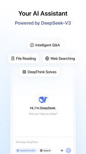 اسکرین شات 1 برنامه DeepSeek - AI Assistant