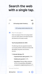 اسکرین شات 3 برنامه DeepSeek - AI Assistant