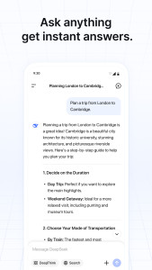 اسکرین شات 2 برنامه DeepSeek - AI Assistant
