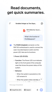 اسکرین شات 5 برنامه DeepSeek - AI Assistant