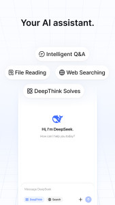 اسکرین شات 1 برنامه DeepSeek - AI Assistant