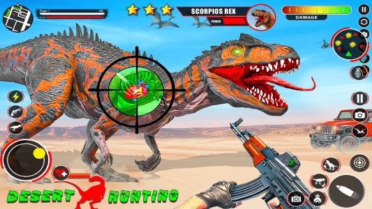 اسکرین شات بازی Real Dinosaur Hunter Gun Games 5
