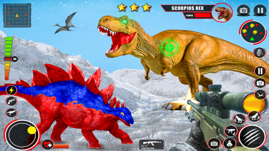 اسکرین شات بازی Real Dinosaur Hunter Gun Games 7