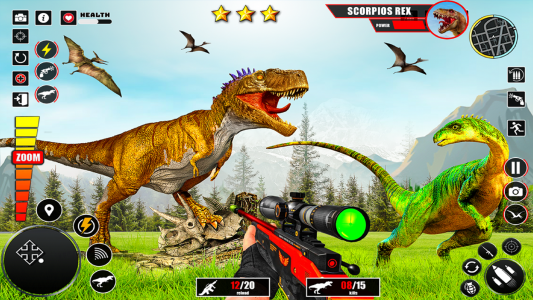 اسکرین شات بازی Real Dinosaur Hunter Gun Games 2