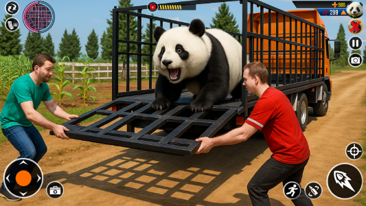 اسکرین شات 4 بازی Mini Panda Family Fun Games 3D
