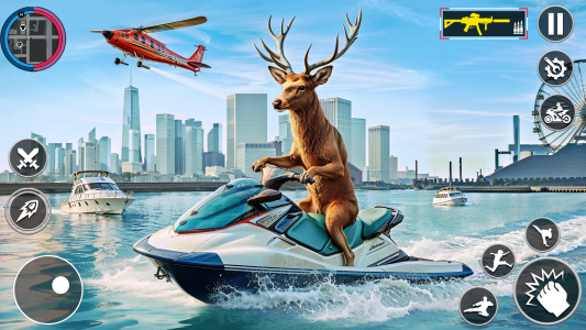 اسکرین شات بازی Deer Simulator 3D Open World 1