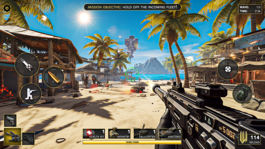 اسکرین شات بازی Call of Beach: Defense War 3