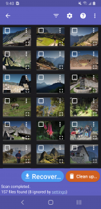 اسکرین شات 2 برنامه DiskDigger photo/file recovery