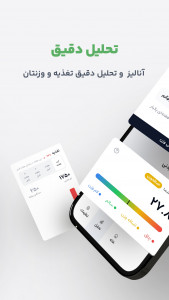 اسکرین شات 2 برنامه کالری ای آی