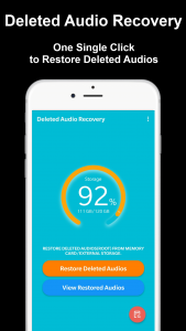 اسکرین شات برنامه Deleted Audio Recovery 1