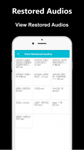 اسکرین شات 5 برنامه Deleted Audio Recovery