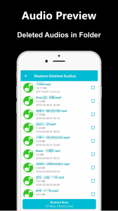 اسکرین شات برنامه Deleted Audio Recovery 4