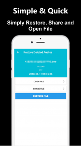 اسکرین شات برنامه Deleted Audio Recovery 6