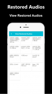 اسکرین شات برنامه Deleted Audio Recovery 5
