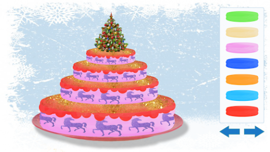 اسکرین شات بازی Yummy Merry Christmas Party Cake - Girls Games 8
