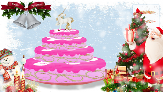 اسکرین شات بازی Yummy Merry Christmas Party Cake - Girls Games 1