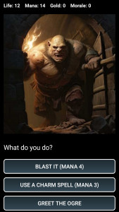 اسکرین شات 1 بازی Dungeons and Decisions RPG
