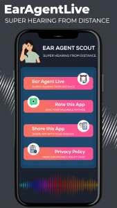 اسکرین شات 2 برنامه Ear Scout Live : Super Hearing