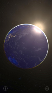 اسکرین شات برنامه 3D Earth & Real Moon 3