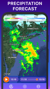 اسکرین شات برنامه RAIN RADAR - weather radar 3