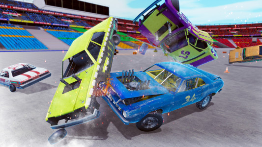 اسکرین شات بازی Demolition Derby Car Crash 3D 3