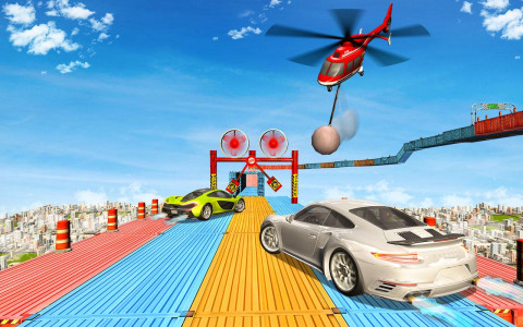 اسکرین شات 6 بازی Racing Car Stunts: Crazy Track