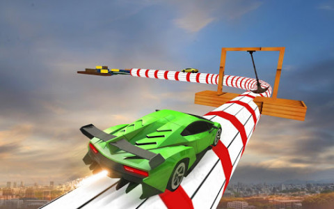 اسکرین شات بازی Racing Car Stunts On Impossible Tracks: Free Games 2