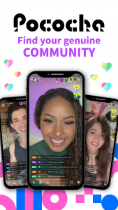 اسکرین شات برنامه Pococha - Go live with friends 1