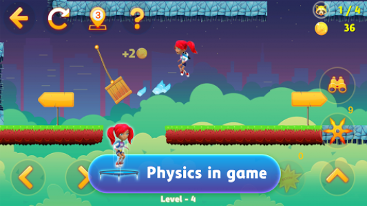اسکرین شات بازی Tricky Liza: Adventure Platformer Game Offline 2D 2