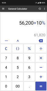 اسکرین شات 2 برنامه ClevCalc - Calculator