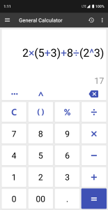 اسکرین شات 2 برنامه ClevCalc - Calculator