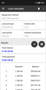 اسکرین شات 6 برنامه ClevCalc - Calculator