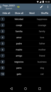 اسکرین شات 1 برنامه ClevWord