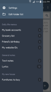 اسکرین شات 1 برنامه ClevNote - Notepad, Checklist