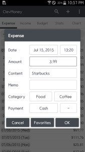 اسکرین شات 8 برنامه ClevMoney - Personal Finance