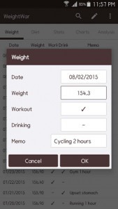 اسکرین شات برنامه WeightWar - Weight Loss 8