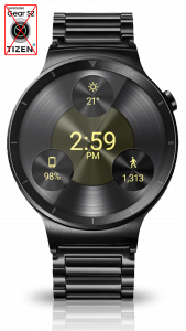 اسکرین شات 8 برنامه Black Metal 2 HD Watch Face