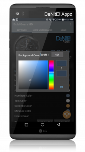 اسکرین شات 5 برنامه Bold Gears HD Watch Face