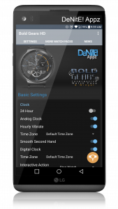 اسکرین شات 4 برنامه Bold Gears HD Watch Face