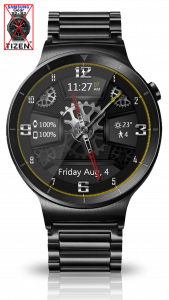 اسکرین شات 7 برنامه Carbon Gears HD Watch Face