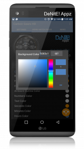 اسکرین شات 5 برنامه Carbon Gears HD Watch Face