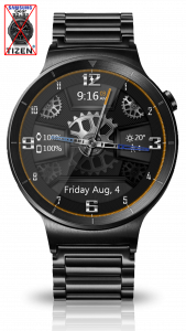 اسکرین شات 6 برنامه Carbon Gears HD Watch Face
