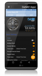 اسکرین شات 4 برنامه Carbon Gears HD Watch Face